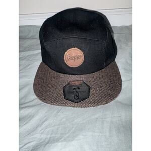 New Grassroots California BUKU 2014 5 Panel Snapback Hat Black Festival Rave Cap